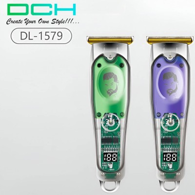 DCH Daling DL-1579k Rechargeable Hair Clipper With Digital Display (Assorted) Trimmer 120 min  Runtime 4 Length Settings(Multicolor)