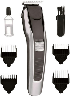 RECHOO B HTC538 Cordless Waterproof Rechargeable Trimmer for Men & Women Trimmer 60 min  Runtime 4 Length Settings(Black)