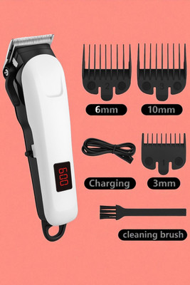 3BAAN X214 All-in-One Grooming Trimmer – Rechargeable Hair & Beard Cutter Fully Waterproof Trimmer 240 min  Runtime 4 Length Settings(White)