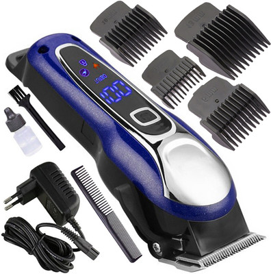 Crostal New Profesional Rechargeable trimmer Shaver for men & Women Fully Waterproof Trimmer 120 min  Runtime 4 Length Settings(Black, Black, Silver)