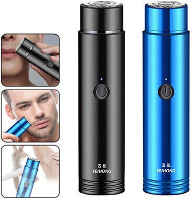 FeiHong Mini trimmer blue Trimmer 120 min  Runtime 1 Length Settings(Blue)