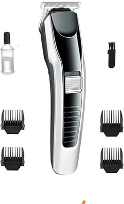 XPLosive Trimmer 538 and Shaver with 4 Trimming Combs, 45 Min Cordless Use Trimmer Trimmer 60 min  Runtime 4 Length Settings(Silver, Black)