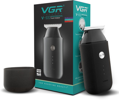 VGR V-932 Trimmer 120 min  Runtime 3 Length Settings(Black)