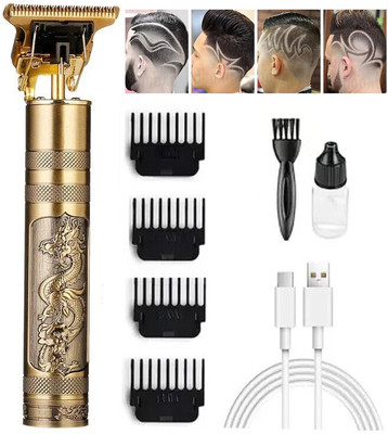 VR Bright Lite Professional Vintage Style with 0.5-4mm Trim Range lite07 Trimmer 60 min  Runtime 1 Length Settings(Gold)