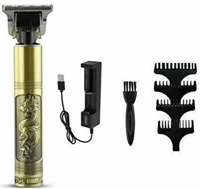 Kabeer enterprises Maxtop t99 Professional Golden Metal Body Trimmer kit K335 Trimmer 120 min  Runtime 4 Length Settings(Gold)
