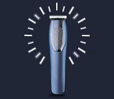 Rawnrich AT-1210 Rechargeable Hair Clipper Trimmer Zero Cutting Beard Shaver Trimmer 60 min  Runtime 4 Length Settings(Blue)