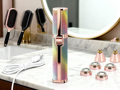 ZEPHYRWAVE Blawless 2-in-1 Rechargeable Eyebrow Trimmer -Facial Hair Remover for Women TR39 Trimmer 70 min  Runtime 4 Length Settings(Multicolor)