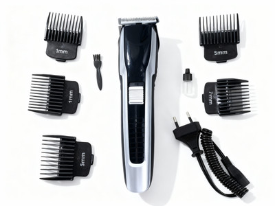 Vidhivj AT 538 Trimmer120 min Runtime 4 Length Professional Rechargeable Hair ClipperA20 Trimmer 120 min  Runtime 4 Length Settings(Multicolor)