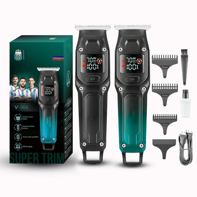 MM telecom Hair Grooming Kit with Fast USB Charging Capability Trimmer 100 min  Runtime 4 Length Settings(Black)