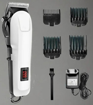 GADGETSGALAXY w1e95 Trimmer 120 min  Runtime 5 Length Settings(White)