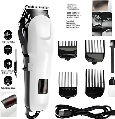 BEXCEL PROFESSIONAL MAXTOP 8099i00jmf TRIMMER Body Groomer 120 min  Runtime 5 Length Settings(White)