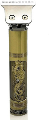 Podnix Dragon Design Electric Trimmer Men | Trimmer Blade | Painless Hair Remover 242 Trimmer 120 min  Runtime 4 Length Settings(Gold)