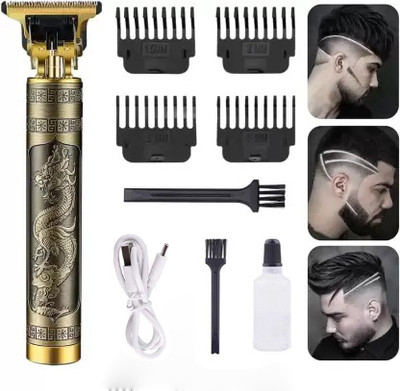 TAKEOVERHUB Professional Vintage T9 USB Hair Cutting Trimmer T12 Trimmer 60 min  Runtime 3 Length Settings(Blue)