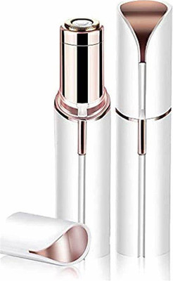 QUICKCART Hair Remover Trimmer Runtime: 30 min Trimmer for Men & Women Trimmer 30 min  Runtime 0 Length Settings(White, Gold)