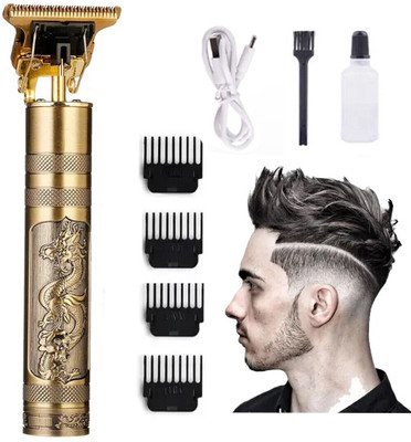 Totthar Professional Vintage Style with 0.5-4mm Trim Range lite08 Trimmer 60 min  Runtime 1 Length Settings(Black)