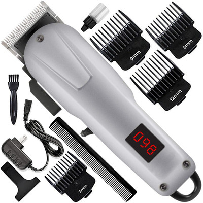 GroomHQ AE New Professional Hair Clipper Razor Rechargeable Grooming Kit Beard Moustache Fully Waterproof Trimmer 240 min  Runtime 8 Length Settings(Multicolor)