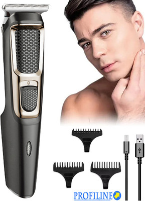 Profiline Geemy GM 8027 USB Fast charging ::Trimmers :: Shavers :: Trimmer for men :: Trimmer 60 min  Runtime 3 Length Settings(Black)