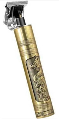 TechElectro Waterproof Beard Moustache Trimmer Hair Clipper Razor 0mm to 12mm 168 Trimmer 120 min  Runtime 4 Length Settings(Gold)