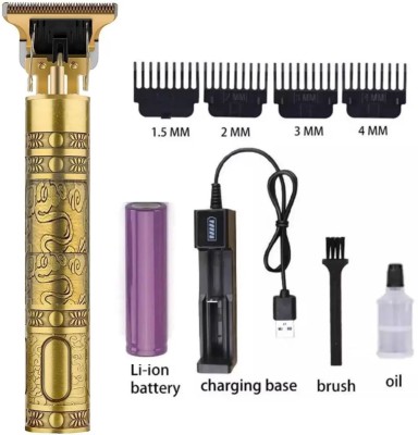 NLB ENTERPRISE Premium Professional Beard and Body Hair Golden Shaver Trimmer Men Trimmer 120 min  Runtime 1 Length Settings(Gold)