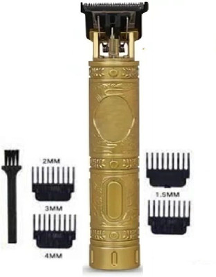 HTD GN_TM_671 Trimmer 120 min  Runtime 4 Length Settings(Gold)