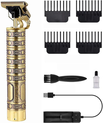 eXson Golden Trimmer MP-T98 Fully Waterproof Trimmer 120 min  Runtime 10 Length Settings(Gold)