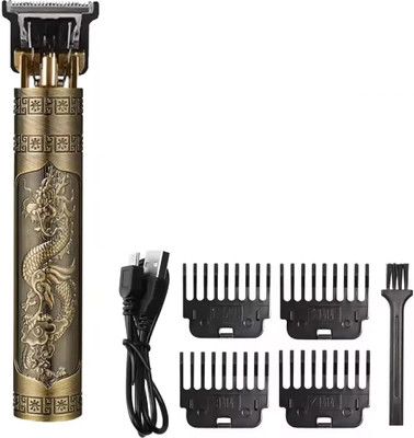 kinjas HAIR TRIMMER_1 Trimmer 120 min  Runtime 10 Length Settings(Gold)