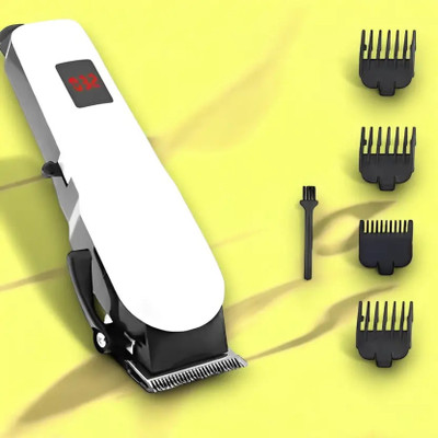 GADGETSGALAXY w1e39 Trimmer 120 min  Runtime 5 Length Settings(White)