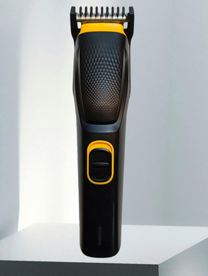 ALAMPAR 509 Cordless | Mens Rechargeable Trimmer | 8 Length Settings Trimmer 90 min  Runtime 4 Length Settings(Yellow, Black)