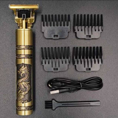 FINARO Professional T99 Maxtop Golden trimmer ,clipper shaver ,Beard Hair Trimmer M4 Trimmer 120 min  Runtime 3 Length Settings(Gold)