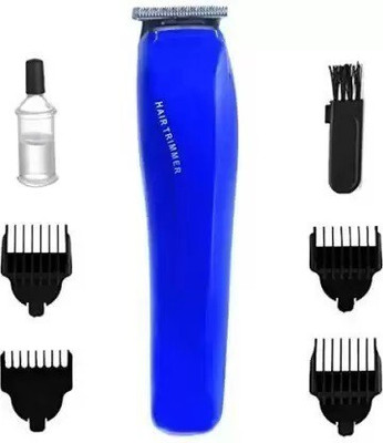 haiidra 528 Trimmer Runtime: 60 min Trimmer for Men (Blue) Trimmer Trimmer 120 min  Runtime 4 Length Settings(Black)