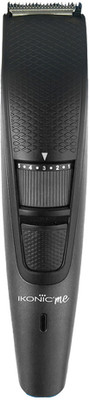 Ikonic Professional Men Groom and Trim Trimmer 50 min  Runtime 10 Length Settings(Grey, Black)