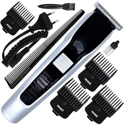 RECHOO 538 HTC Trimmer for men Trimmer 120 min  Runtime 4 Length Settings(Silver, Black)
