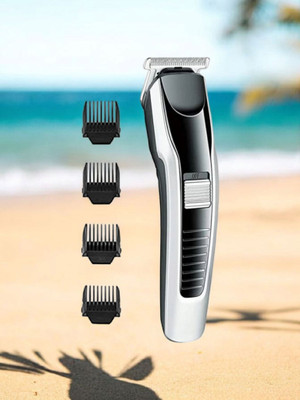 KEDARI AT 538 TRIMMER FOR MEN Trimmer Settings Trimmer 60 min  Runtime 4 Length Settings(Black)