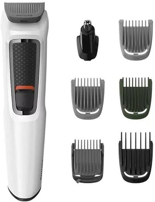 PHILIPS MG3721/65 Trimmer 60 min  Runtime 6 Length Settings(White)