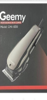 singh Geemy 1030 West professional 0saund is copper moter hair clipper for men Trimmer 0 min  Runtime 4 Length Settings(Silver)