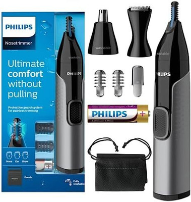 PHILIPS NT5175/49 Trimmer 70 min  Runtime 10 Length Settings(Black)