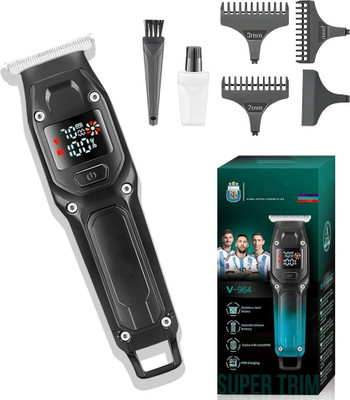 Frinzoo Turbo Mode Hair Cutting Machine Cordless Rechargeable Professional Hair Trimmer Fully Waterproof Trimmer 60 min  Runtime 3 Length Settings(Black, Green)