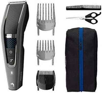 PHILIPS HC7650/14 Trimmer 70 min  Runtime 10 Length Settings(Black)