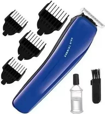 RECHOO HTC 528 Trimmer rechargeable Trimmer 120 min  Runtime 4 Length Settings(Silver, Black)