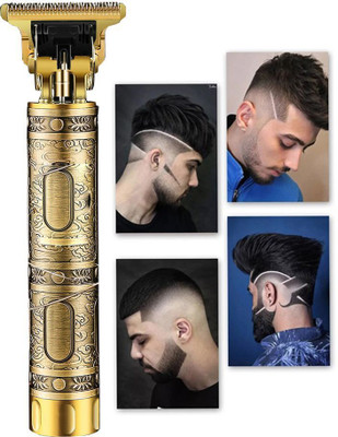 Profiline | USB Charging | TrimmerX | Hair Cutting Machine | Men's Clipper Trimmer 60 min  Runtime 4 Length Settings(Gold)