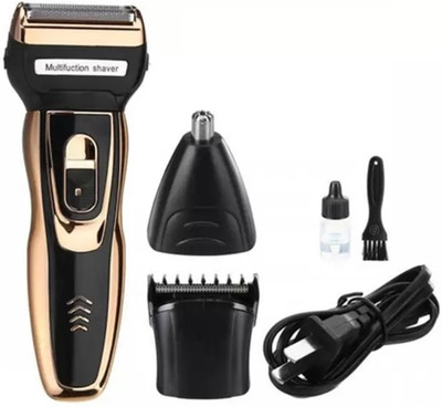 Anu Electro GM-595: 3 in 1 Effortless Grooming for the Modern Man Trimmer 60 min  Runtime 4 Length Settings(Multicolor)