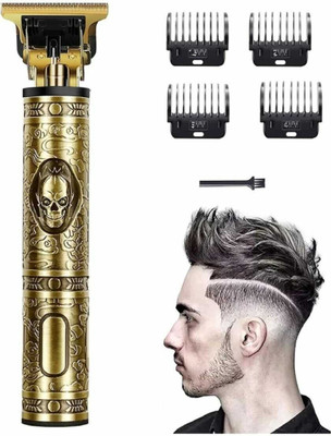XPLosive BEARD TRIMMER HAIR METAL BODY S Trimmer 60 min  Runtime 4 Length Settings(Gold)