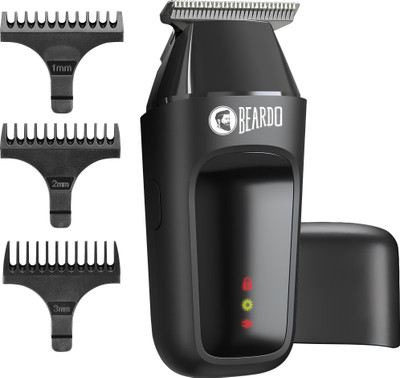 BEARDO ApeX Go Trimmer 80 min  Runtime 3 Length Settings(Black)