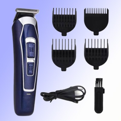 Geemy C Trimmer Hair Cutting Machine Runtime: 45 min Body Groomer for Men & Women Trimmer 45 min  Runtime 4 Length Settings(Blue)