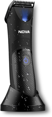 NOVA NHT 1043 Head to Toe Trimmer 120 min  Runtime 6 Length Settings(Black)
