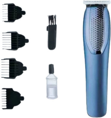 SAHJI HTC New 1210 Trimmer 45 min  Runtime 4 Length Settings(Blue)
