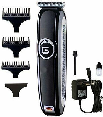 Geemy GM- 6050 Trimmer 45 min Runtime 4 Length Settings (Black Trimmer 70 min  Runtime 4 Length Settings(Black)