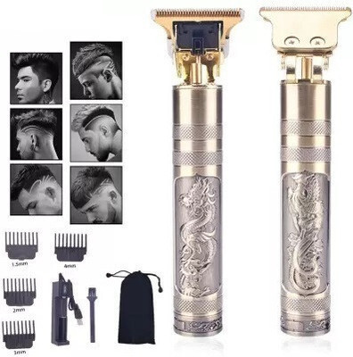 VR Bright Lite Professional Vintage Style with 0.5-4mm Trim Range lite20 Trimmer 60 min  Runtime 4 Length Settings(Gold)