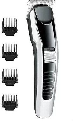 Rawnrich 538 Trimmer 60 min  Runtime 4 Length Settings(Silver)