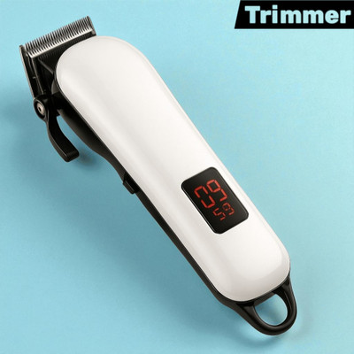 Stybits B 2000mAhBattery Rechargeable Heavy Duty Steel Blade Hair Beard Moustache Fully Waterproof Trimmer 240 min  Runtime 4 Length Settings(White)